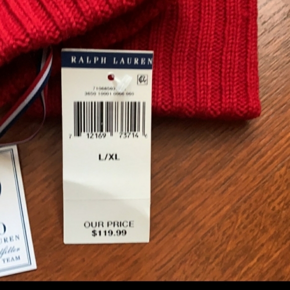 Polo Ralph Lauren star mittens flag USA - Picture 2 of 3